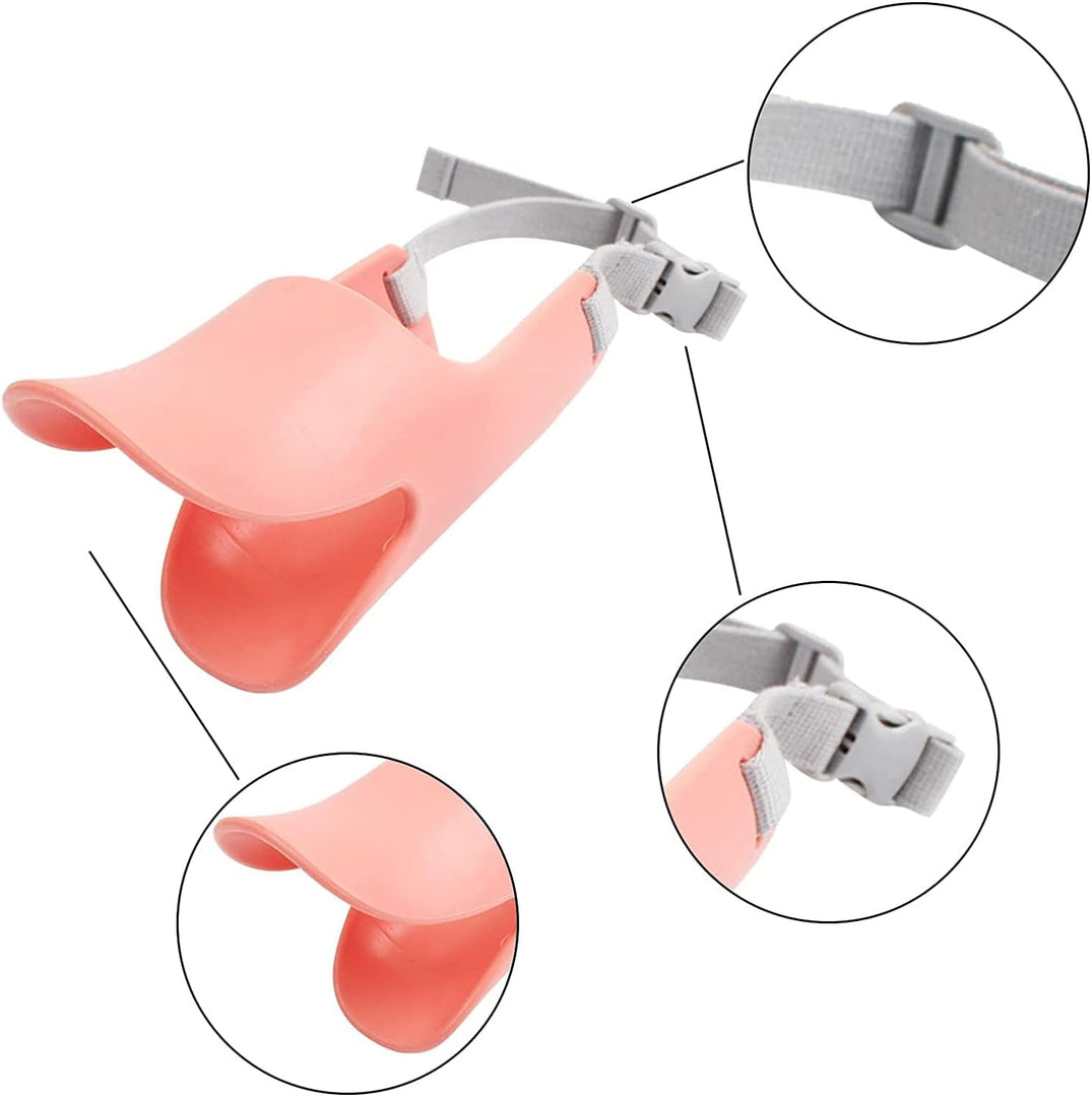Cute Silicone Duck Bill Dog Muzzle