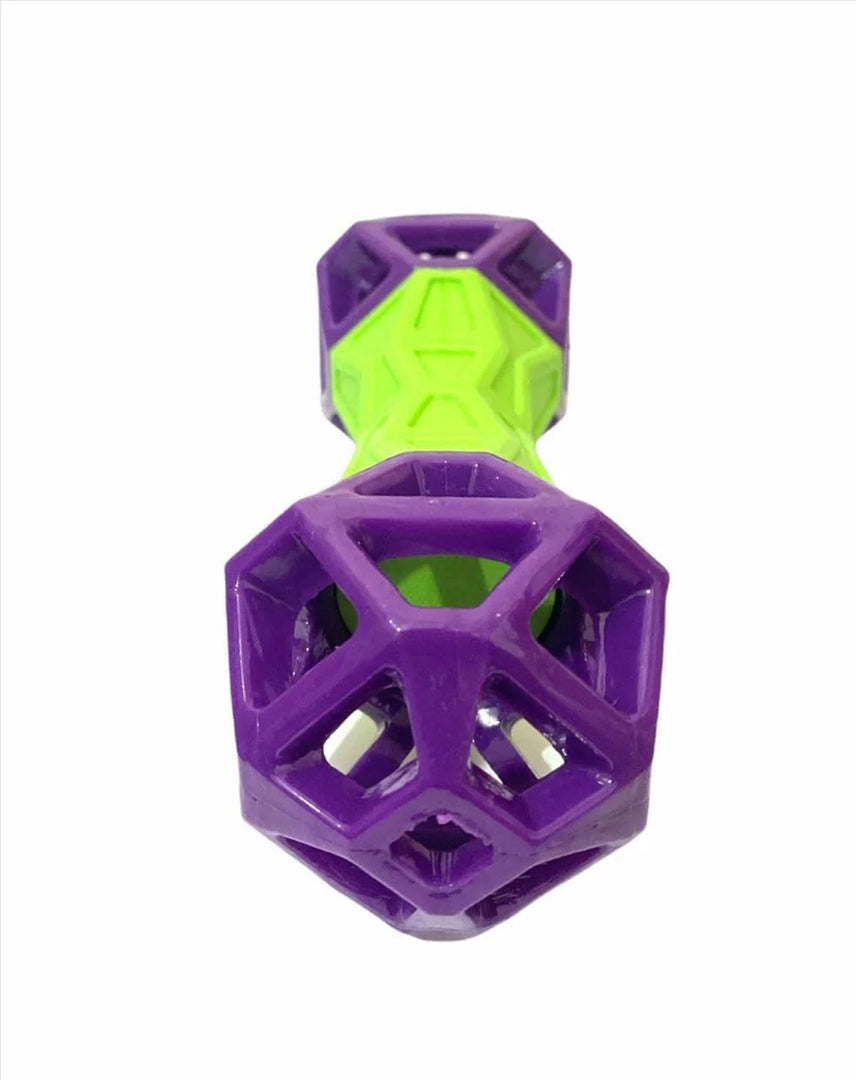 Holy Paws: Fun 'n' Play Geometric Dumbbell Dog Toy