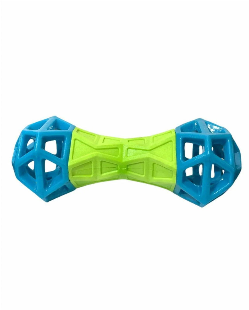 Holy Paws: Fun 'n' Play Geometric Dumbbell Dog Toy