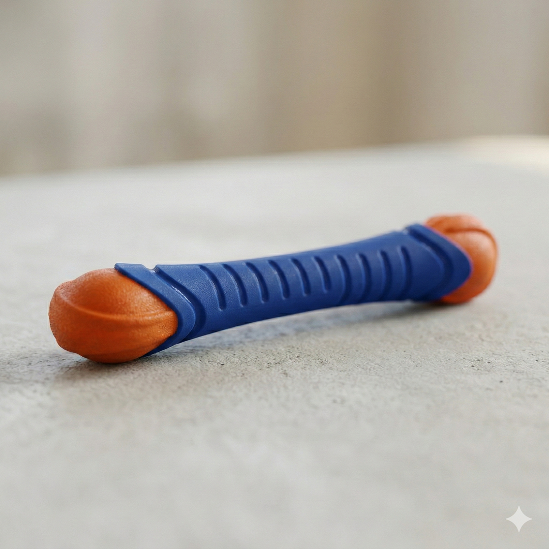 Holy Paws DuraChew Short Stick Interactive Dog Chew Toy (Color May Vary)