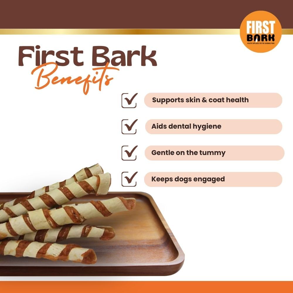 First Bark Chicken & COD Stick Dog Treats – 70gm