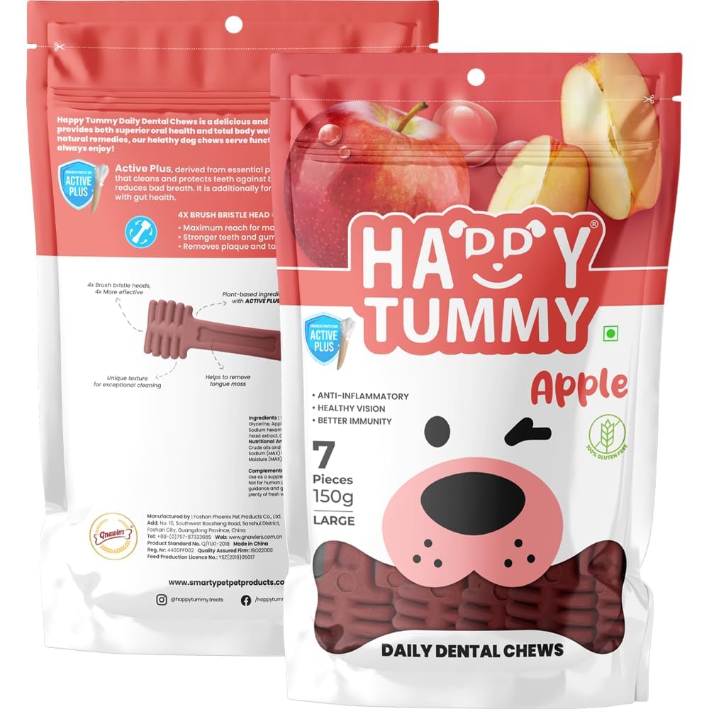 Happy Tummy Dental Chews for Dogs (7 in 1) - 150g