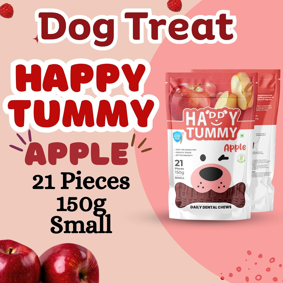 Happy Tummy Dental Chews for Dogs (21 in 1) - 150g