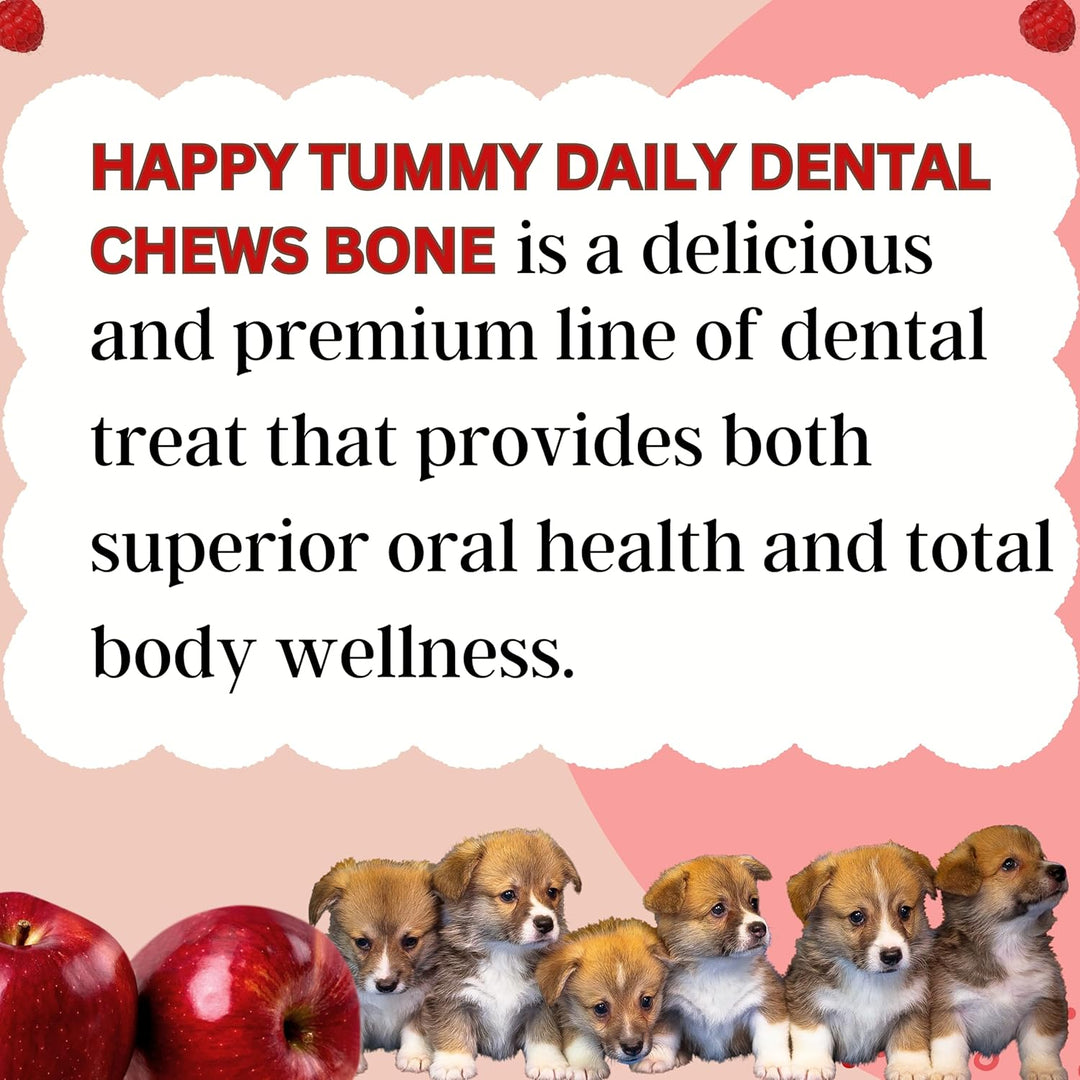 Happy Tummy Dental Chews for Dogs (21 in 1) - 150g