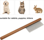 Load image into Gallery viewer, Bamboo Round Handle Single Pet Comb