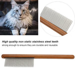 Load image into Gallery viewer, Bamboo Round Handle Single Pet Comb