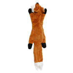 Load image into Gallery viewer, Holy Paws Squeaky Unstuffed Plush Fox Dog Toy (45cm)
