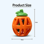 Load image into Gallery viewer, Holy Paws Fruity Bite Orange – 2-in-1 Natural Rubber Treat Dispenser &amp; Chew Toy