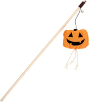SmartyPet Halloween Pumpkin Cat Teaser Wand