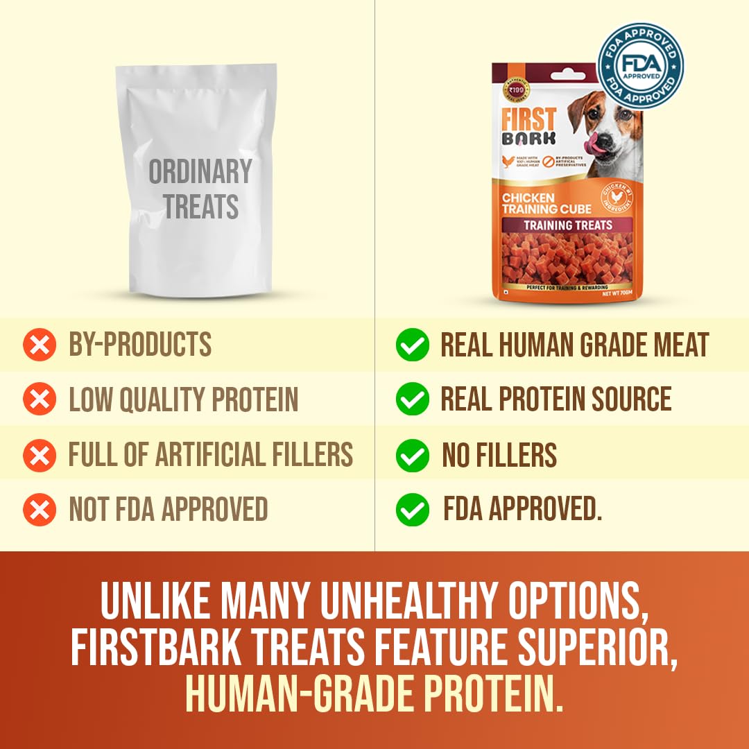 First Bark Chicken Lover Training Dog Treats (70g)