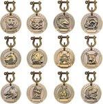 Load image into Gallery viewer, Smarty Pet Antique Brass Dog Breed ID Tags – Personalized Identity Charms