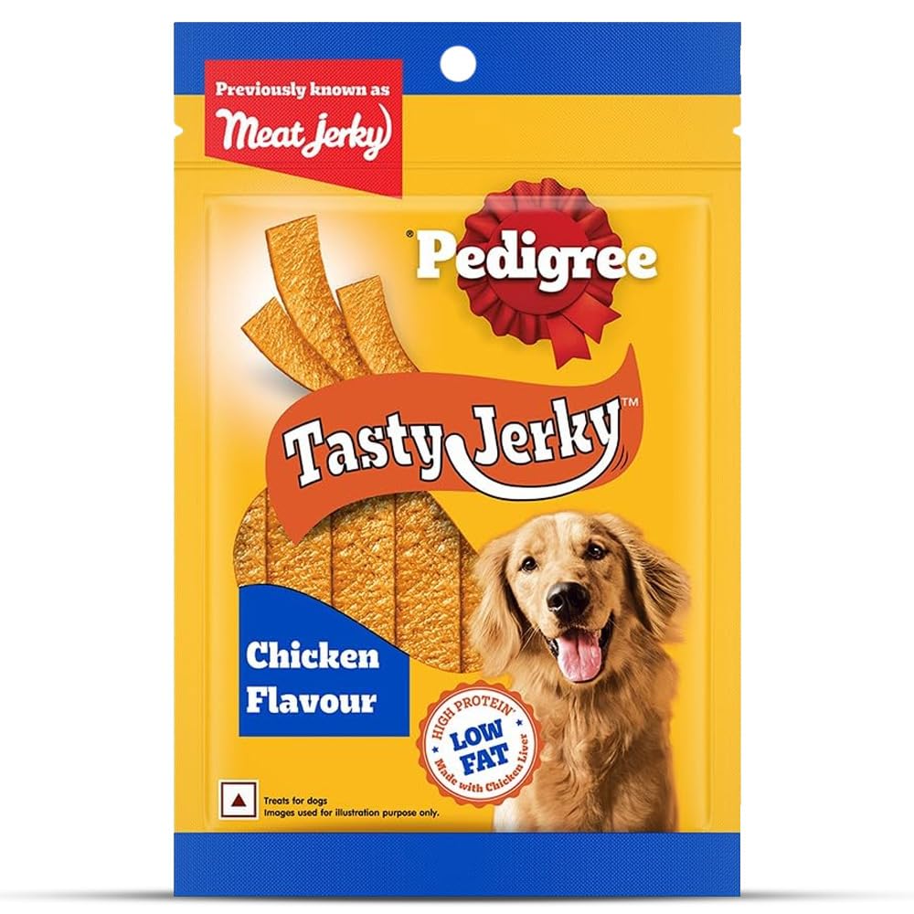 Pedigree Tasty Jerky Chicken Flavour 70gm