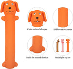 Load image into Gallery viewer, EE Toys Natural Latex Squeaky Orange Dog Toy