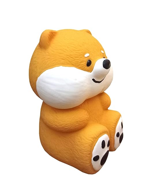 EE Toys Squeaky Latex Shiba Inu Dog Toy