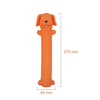 EE Toys Natural Latex Squeaky Orange Dog Toy