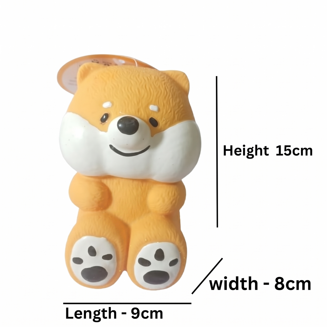 EE Toys Squeaky Latex Shiba Inu Dog Toy