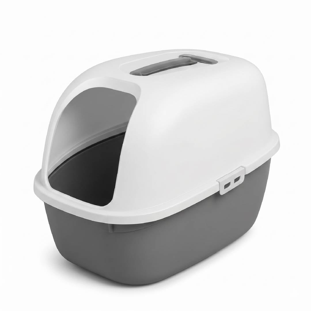 Tilting Heads Premium Hooded Cat Litter Box (LB001)