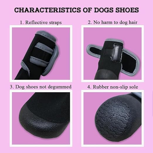 Holy Paws Pod Long Dog Shoes | Waterproof Non-Slip Winter & Summer Boots