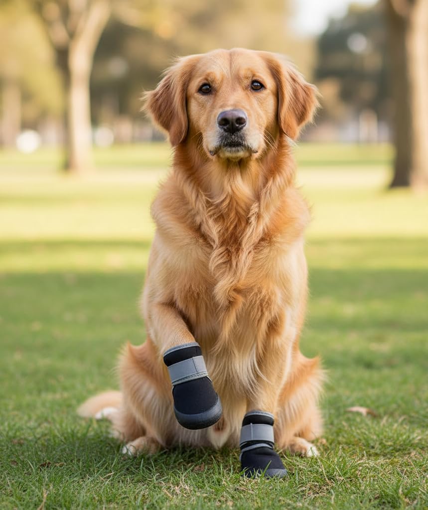 Holy Paws Pod Long Dog Shoes | Waterproof Non-Slip Winter & Summer Boots