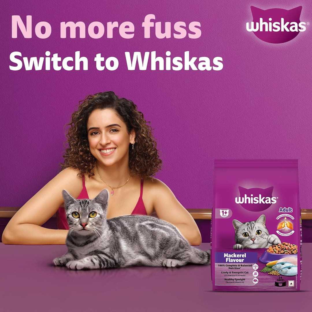 Whiskas Adult Mackerel Cat Food
