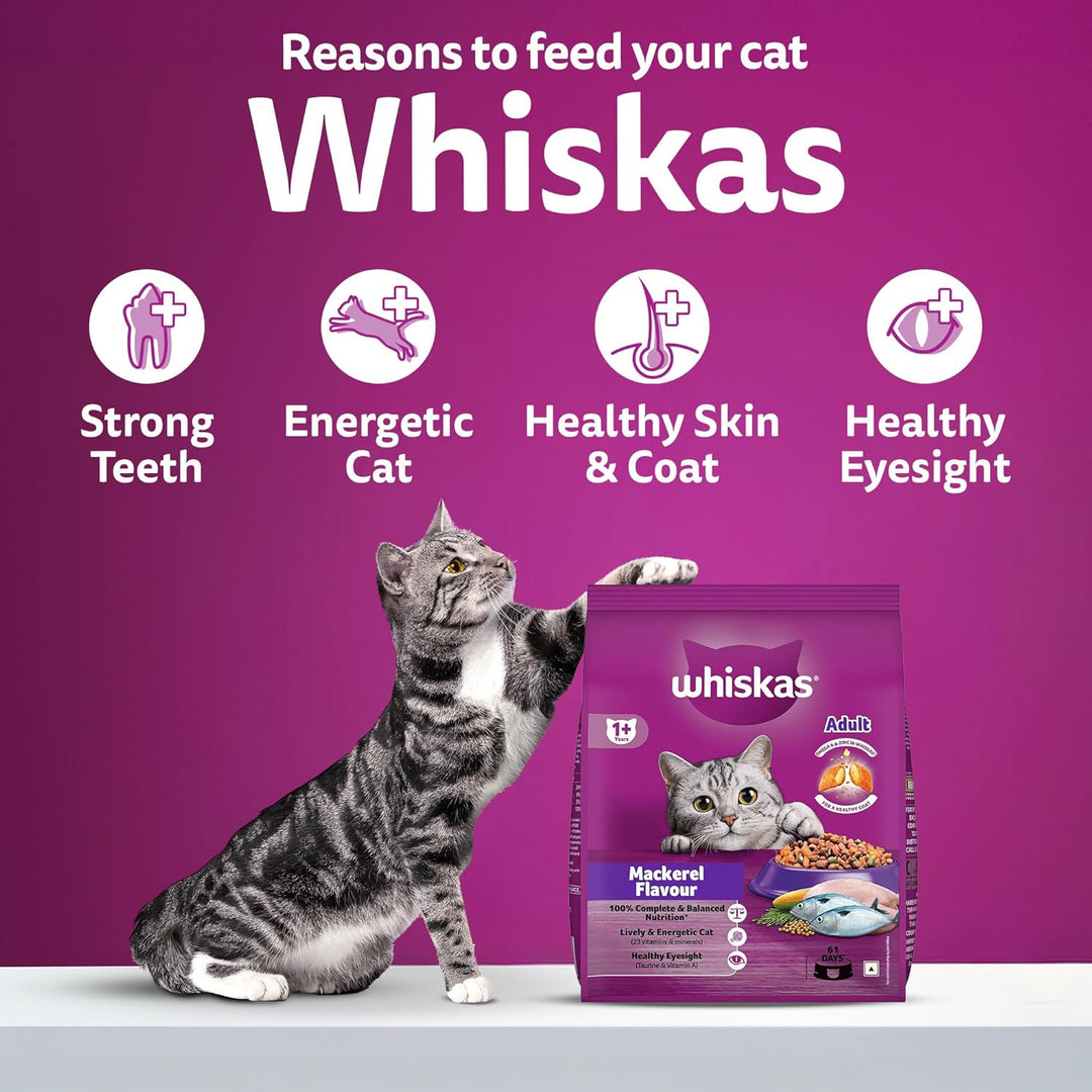 Whiskas Adult Mackerel Cat Food