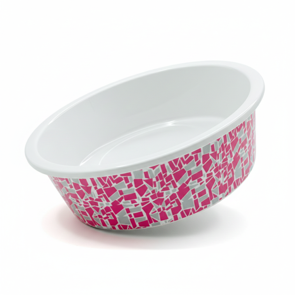 Melamine Heavy Dish Bowl for Pets (Color May Vary)