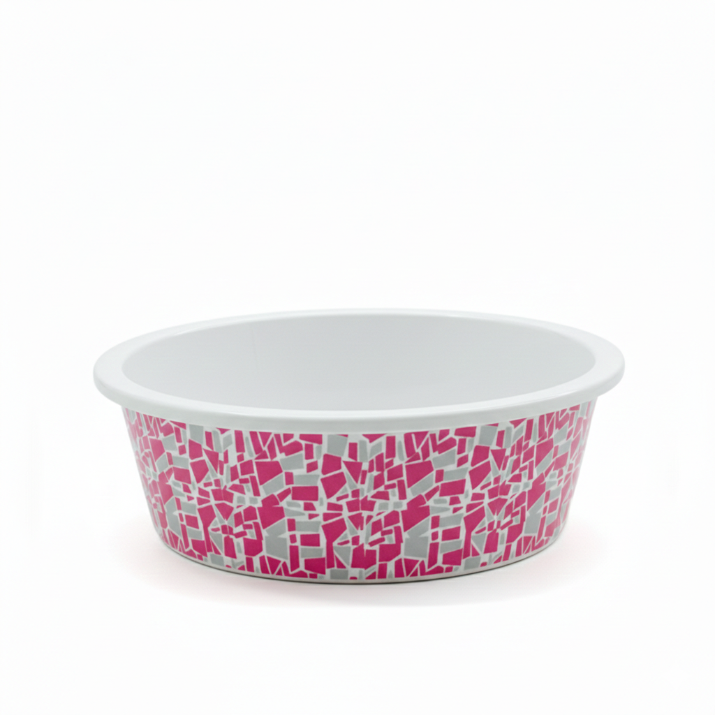 Melamine Heavy Dish Bowl for Pets (Color May Vary)
