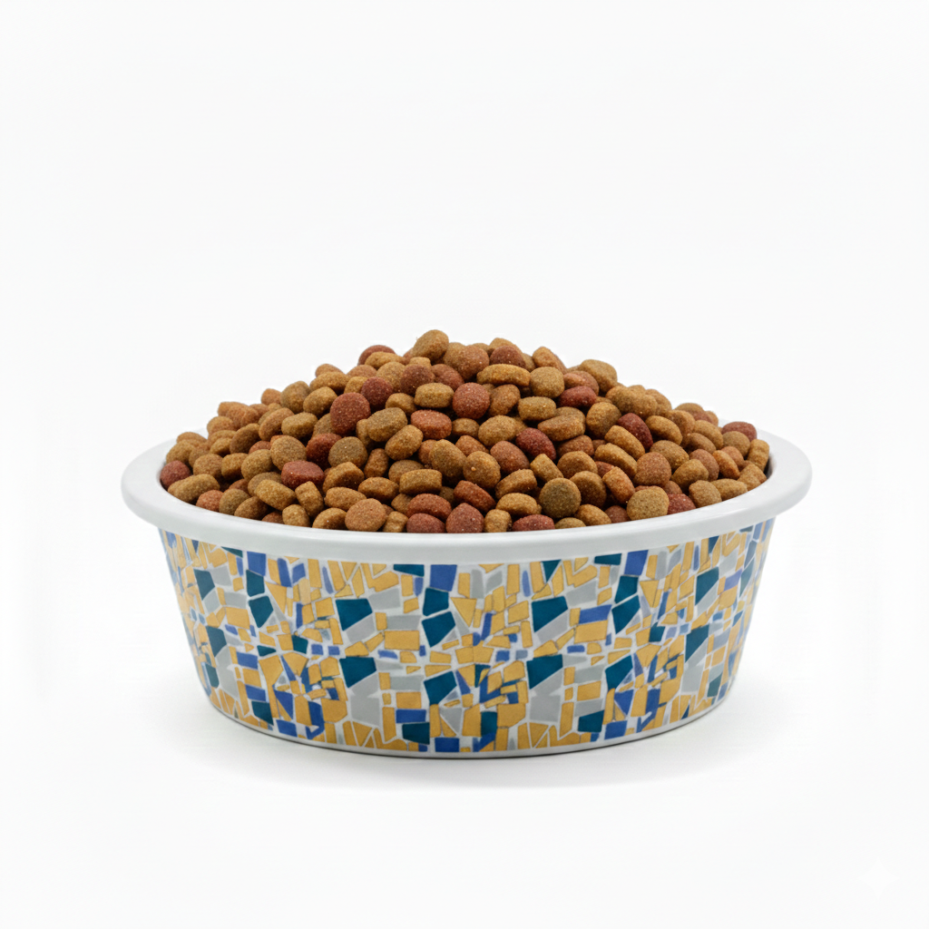 Melamine Heavy Dish Bowl for Pets (Color May Vary)