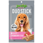 Load image into Gallery viewer, JerHigh Milky Strawberry Dog Treat – 50gm | Delicious Milky &amp; Fruity Snack for Dogs