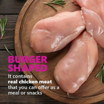 Load image into Gallery viewer, JerHigh Mini Burger Dog Treats – 100gm | Tasty Chicken Dog Snack | High Protein Training Treats for Dogs