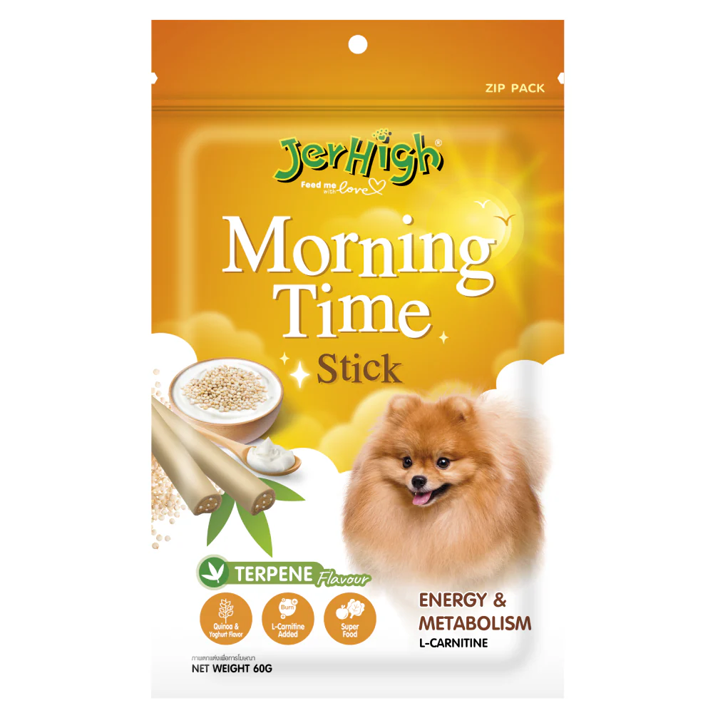 JerHigh Morning Time Dog Treats 60gm – Healthy & Delicious Morning Snack for Dogs
