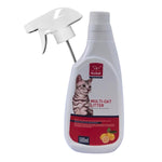 Load image into Gallery viewer, Nunbell Multi-Cat Litter Antibacterial Deodorant Spray – Lemon Green Tea (500ml)