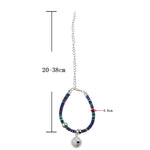 Load image into Gallery viewer, Adjustable Ethnic Style Cat Collar Necklace with Crisp Charm Bell