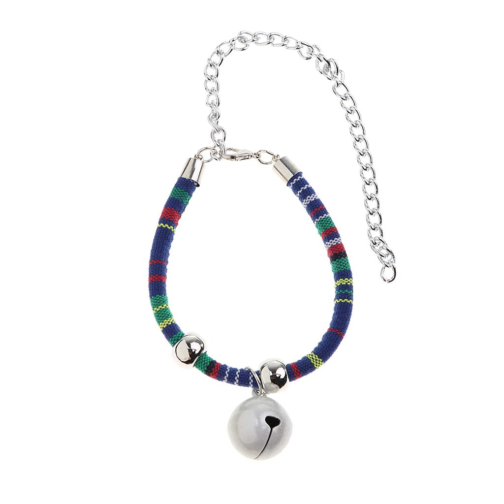Adjustable Ethnic Style Cat Collar Necklace with Crisp Charm Bell