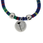 Load image into Gallery viewer, Adjustable Ethnic Style Cat Collar Necklace with Crisp Charm Bell
