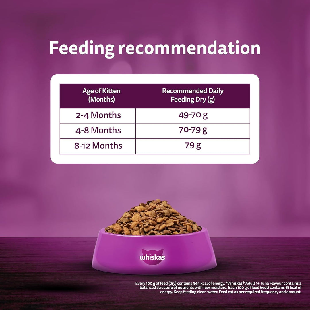 Whiskas Kitten Dry Cat Food - Ocean Fish Flavour