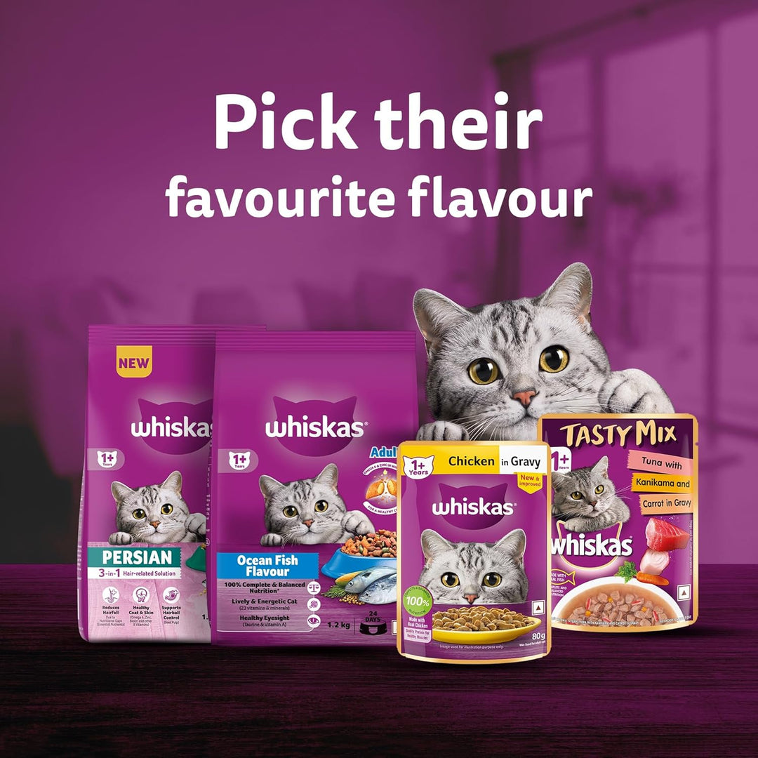 Whiskas Adult Ocean Fish Gravy 80Gm