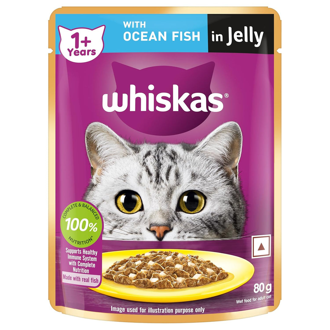 Whiskas Adult Ocean Fish Gravy 80Gm