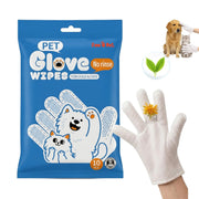 SmartyPet Waterless Pet Glove Wipes for Dogs & Cats