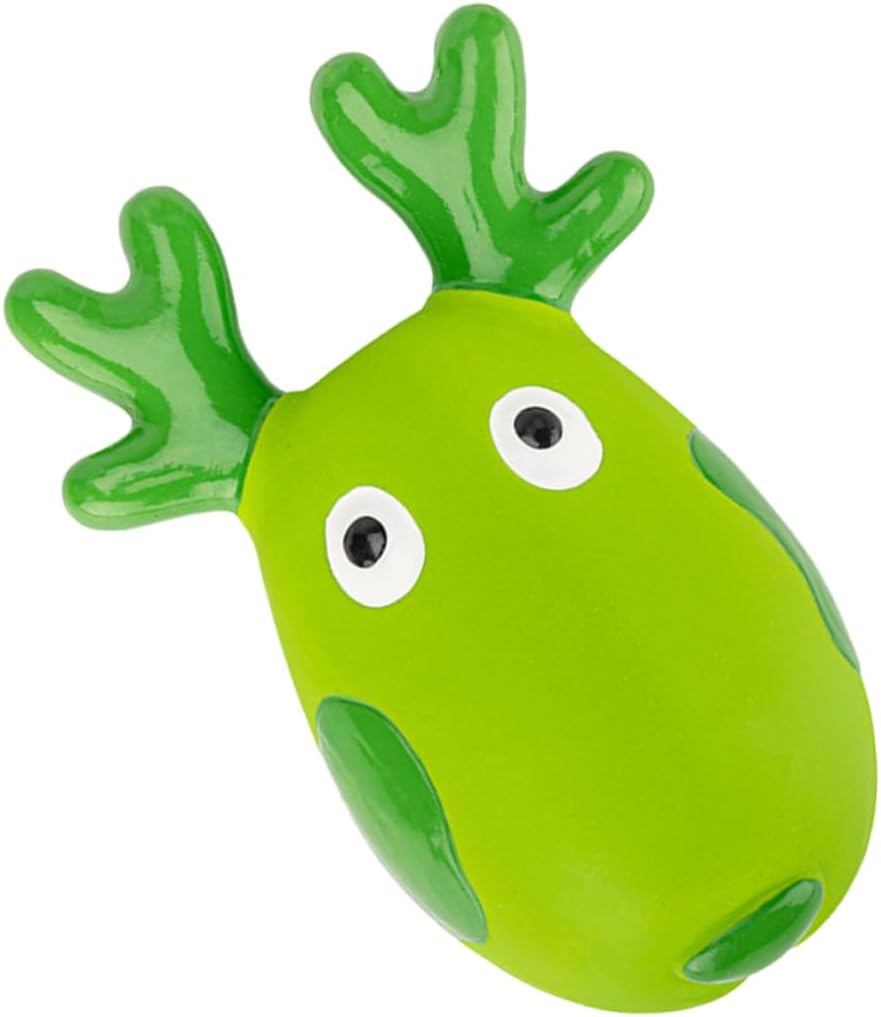 EE Toys Premium Latex Squeaky Peace Deer Dog Toy