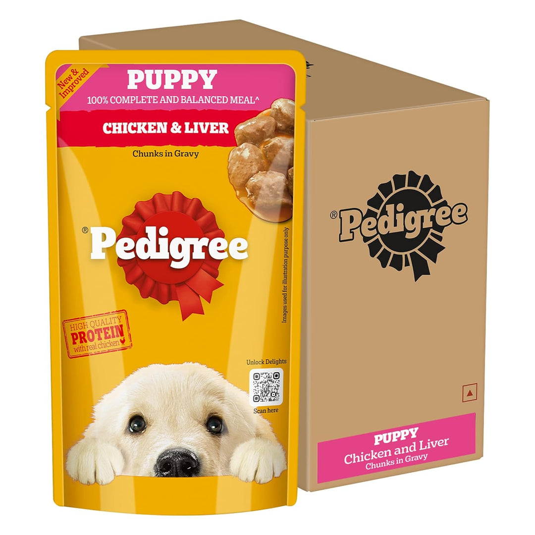 Pedigree Puppy Chicken & Liver Gravy 130gm