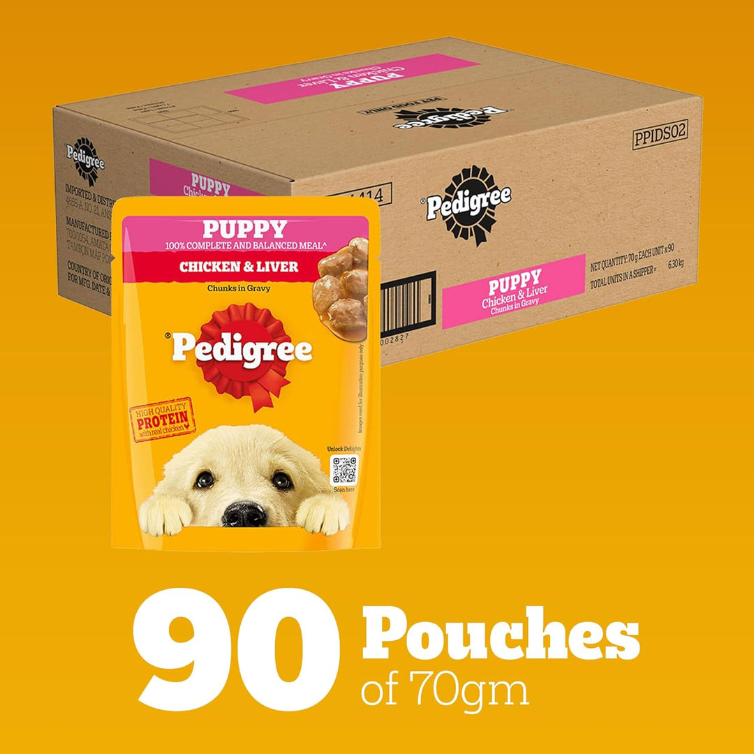Pedigree Puppy Gravy Chicken Chunks in Gravy