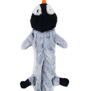 Holy Paws Squeaky Unstuffed Penguin Plush Dog Toy
