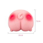 Load image into Gallery viewer, EE Toys Natural Latex Squeaky Pig Ass Dog Toy