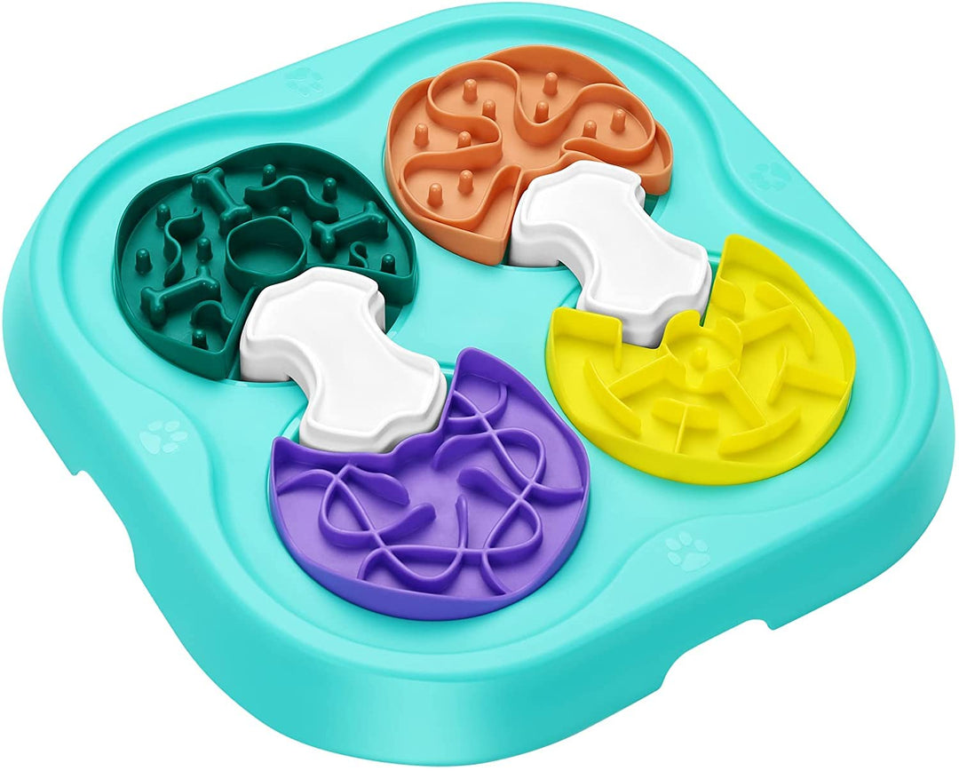 Nunbell Dog Treat Maze Game & Slow Feeder Puzzle Toy