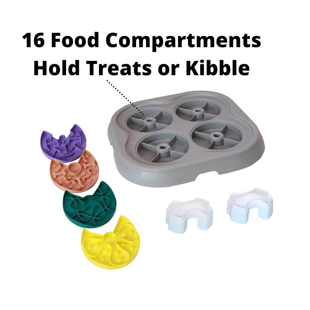 Nunbell Dog Treat Maze Game & Slow Feeder Puzzle Toy