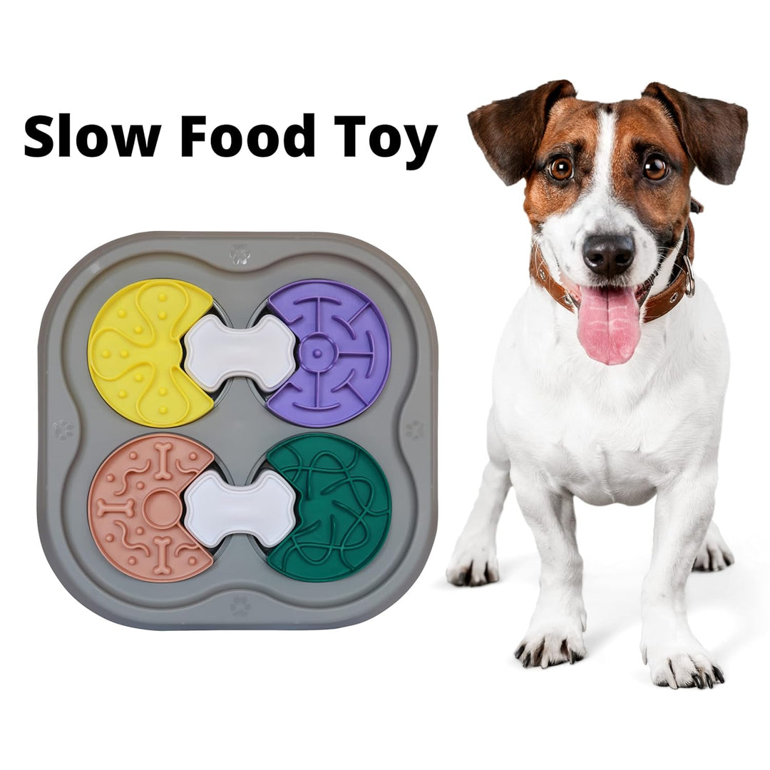 Nunbell Dog Treat Maze Game & Slow Feeder Puzzle Toy