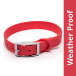 Load image into Gallery viewer, Holy Paws Waterproof PVC Dog Collar – Odor-Proof, Heavy-Duty Adjusting Buckle