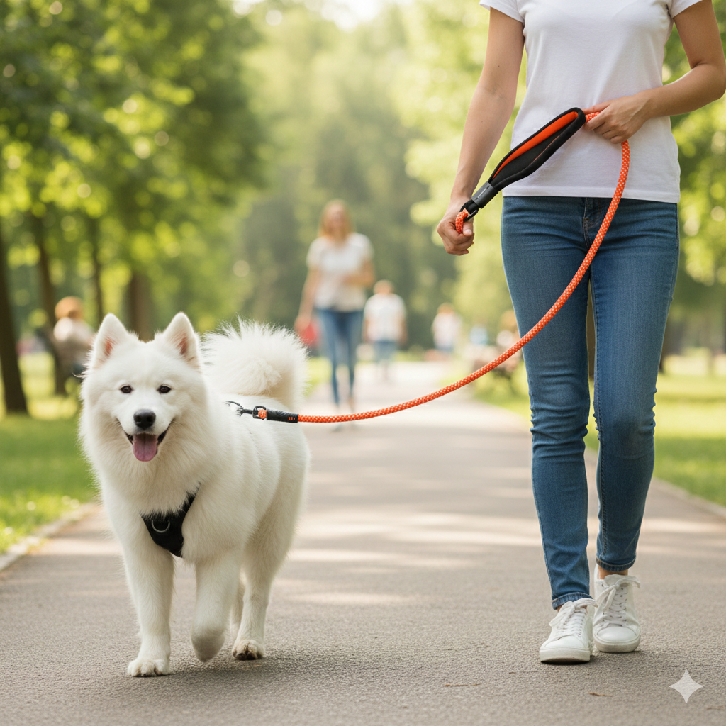 NB Pet Rope Leash with Grip