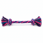 Load image into Gallery viewer, SmartyPet Durable Cotton 2-Knot Dog Rope Toy(Color May Vary)